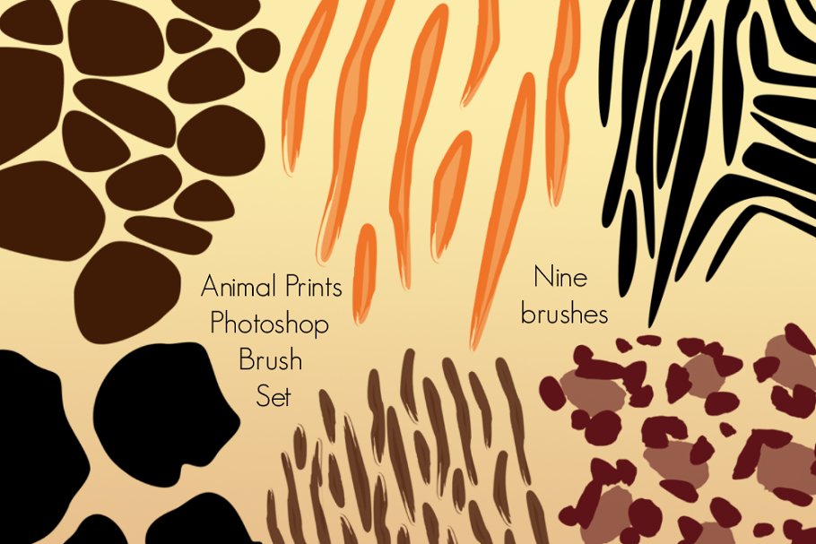Download Animal Prints Photoshop Brushes