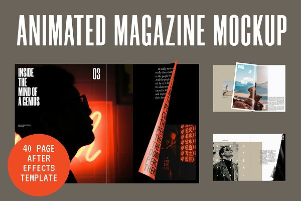 Download Animated Magazine Mock Up