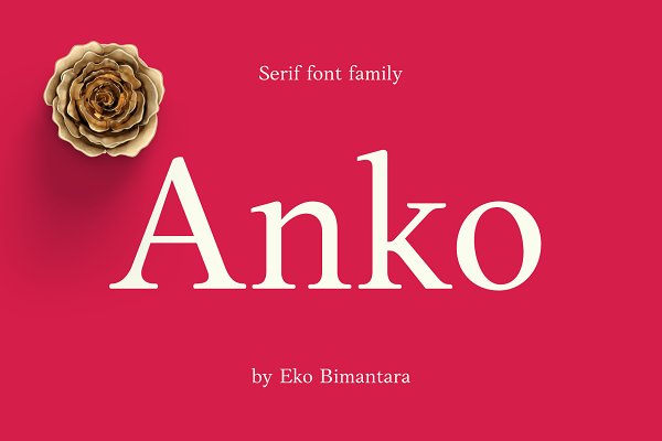 Download Anko Serif Font Family