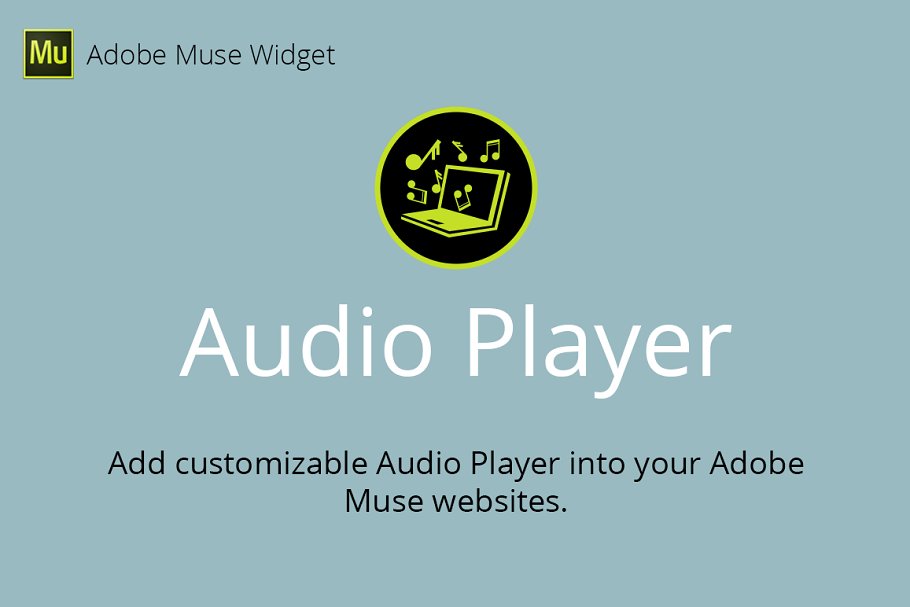 Download Audio Player Adobe Muse Widget