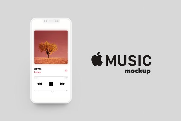 Download Apple Music Mockup I