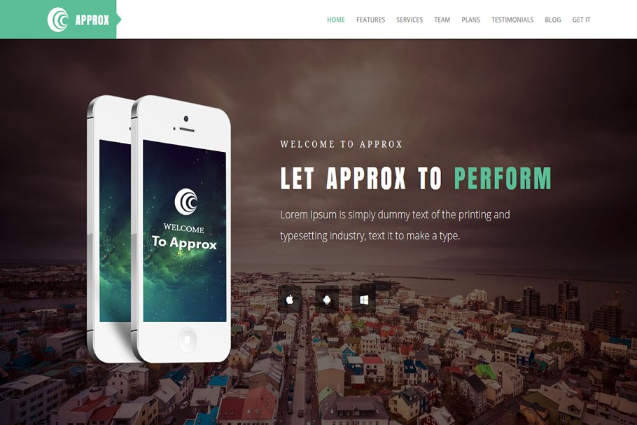 Download Approx - Responsive Landing Page