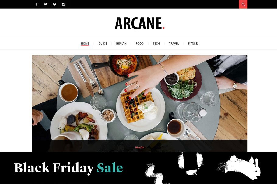 Download Arcane - Modern WordPress Blog Theme