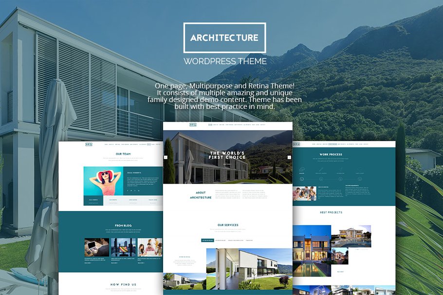 Download Architecture: Business OnePage Theme
