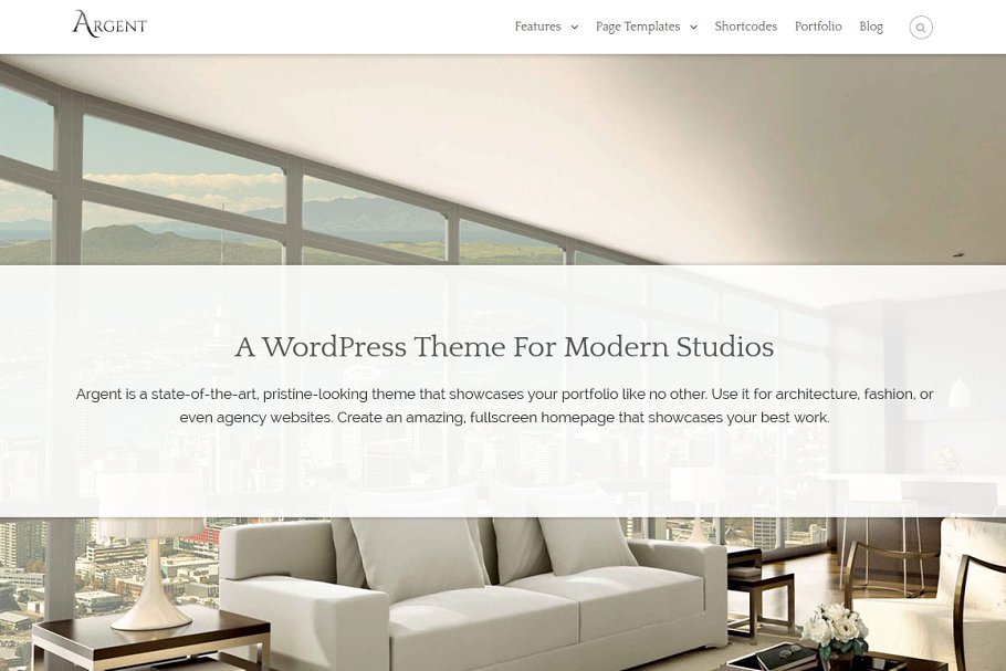 Download Argent - Modern WordPress Theme