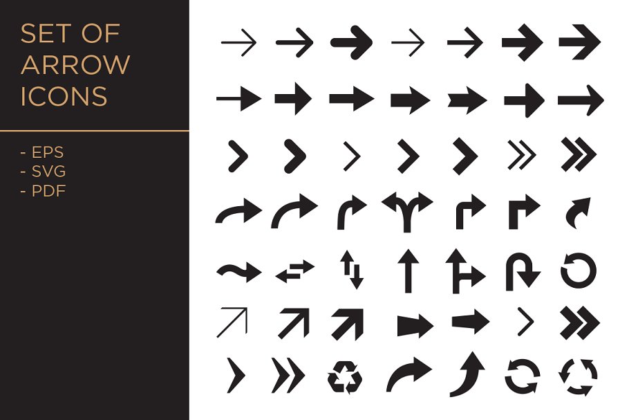Download Set of Arrow Icons