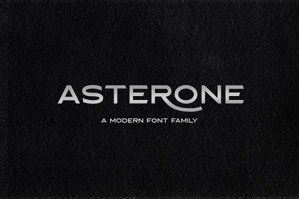 Download Asterone - Modern Font Family