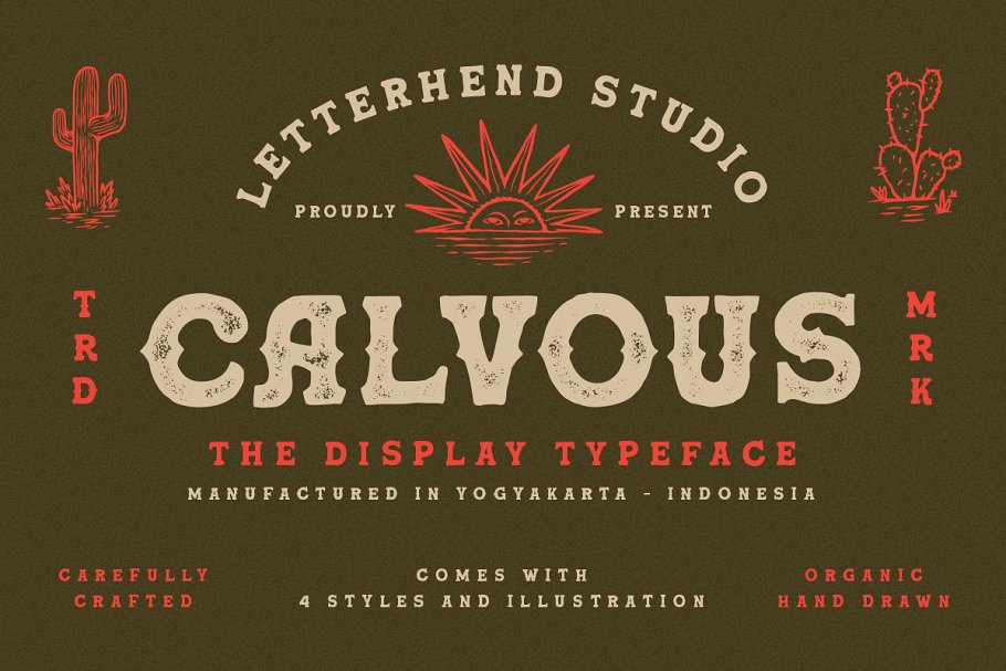 Download Calvous - Slab Serif Typeface