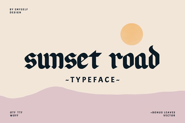 Download Sunset Road Typeface