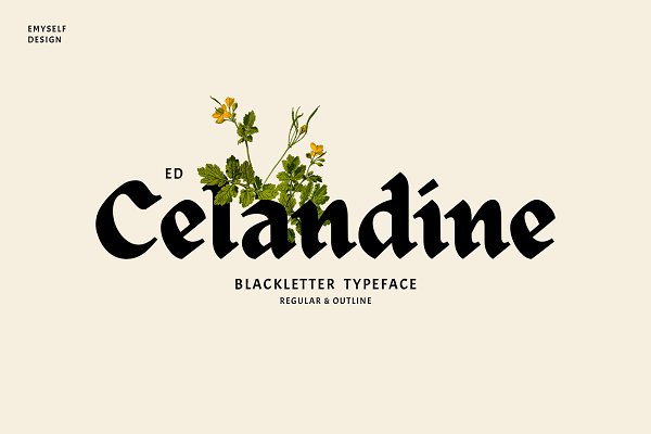 Download ED Celandine Typeface