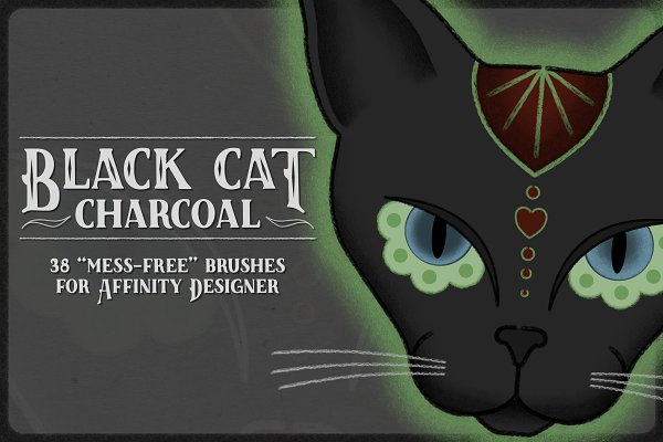 Download Black Cat Charcoal Brushes