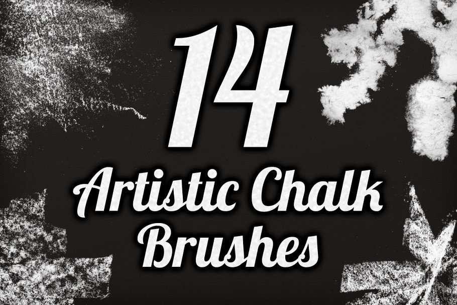 Download Artistic Chalk Brush Pack 1