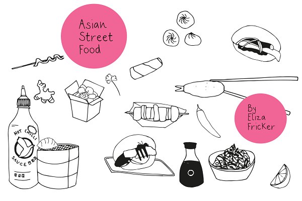 Download Asian Street Food Icons