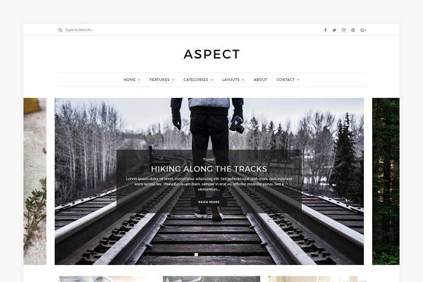 Download Aspect - WordPress Blog Theme