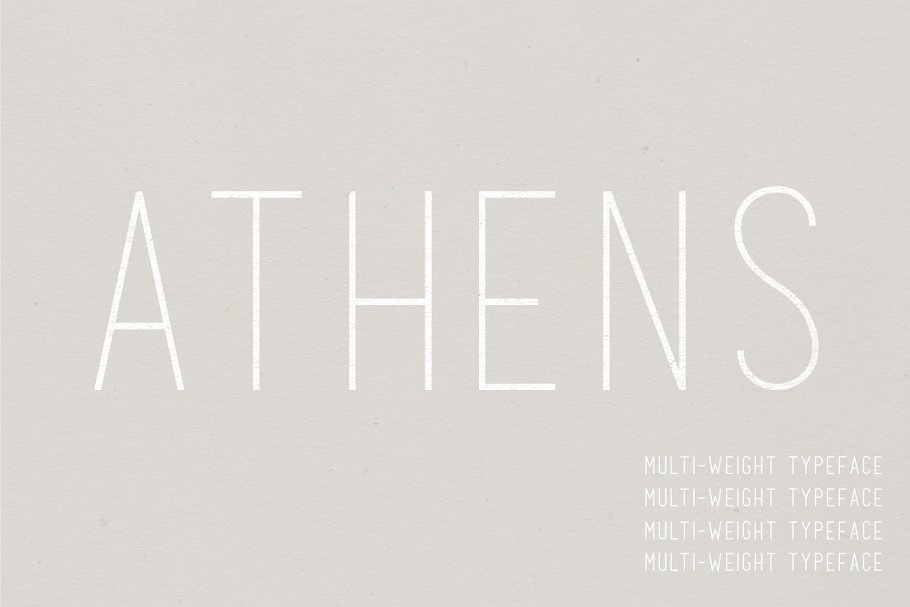 Download Athens | A Multi-Weight Font