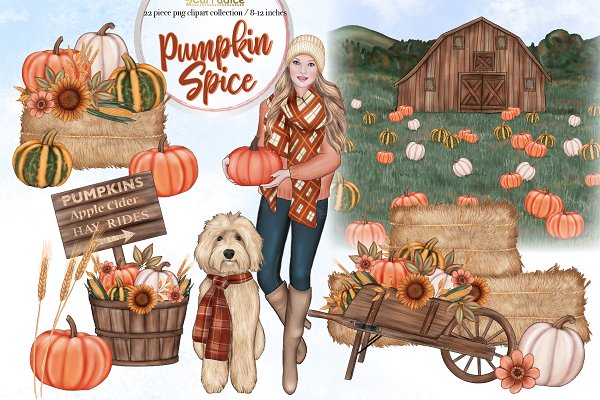 Download Pumpkin spice - Autumn clipart