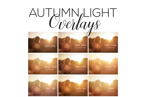 Download Autumn Light Overlays