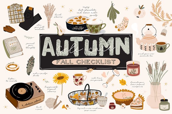 Download Autumn self-care checklist