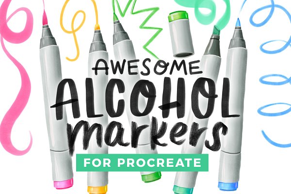 Download Awesome Alcohol Markers - Procreate
