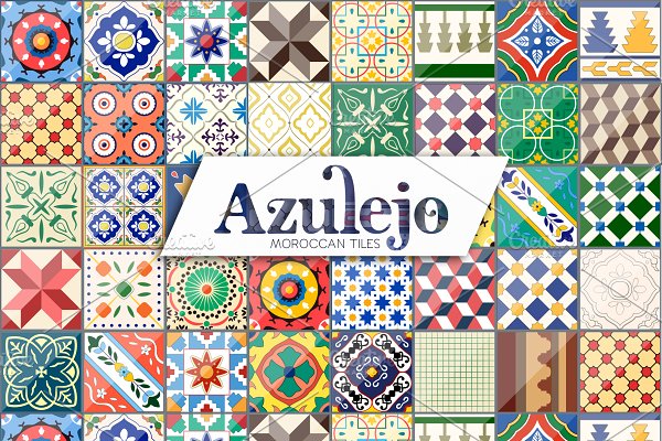 Download Azulejo Pattern. Moroccan tiles