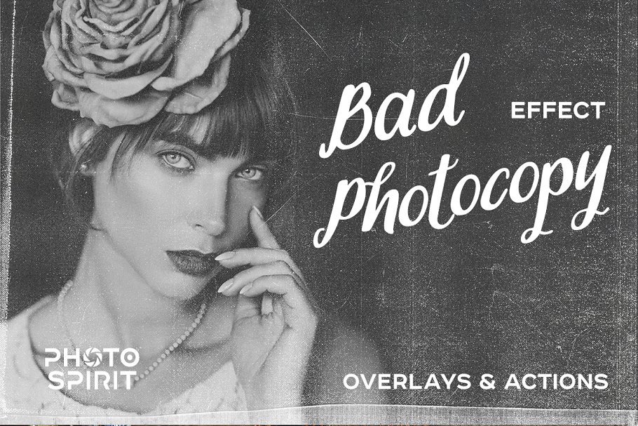 Download Bad Photocopy Effect Overlays