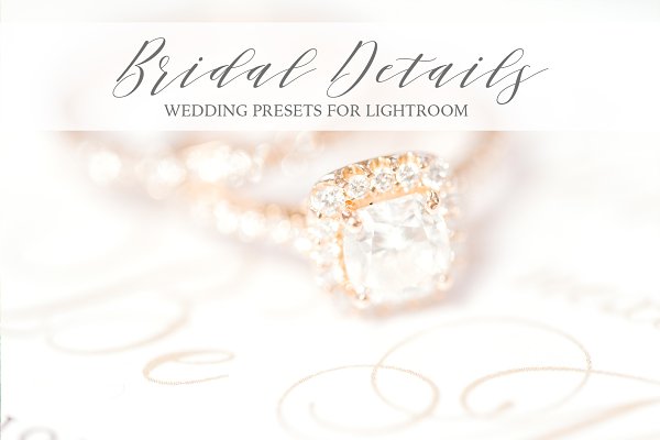 Download Bridal Details & Wedding Presets
