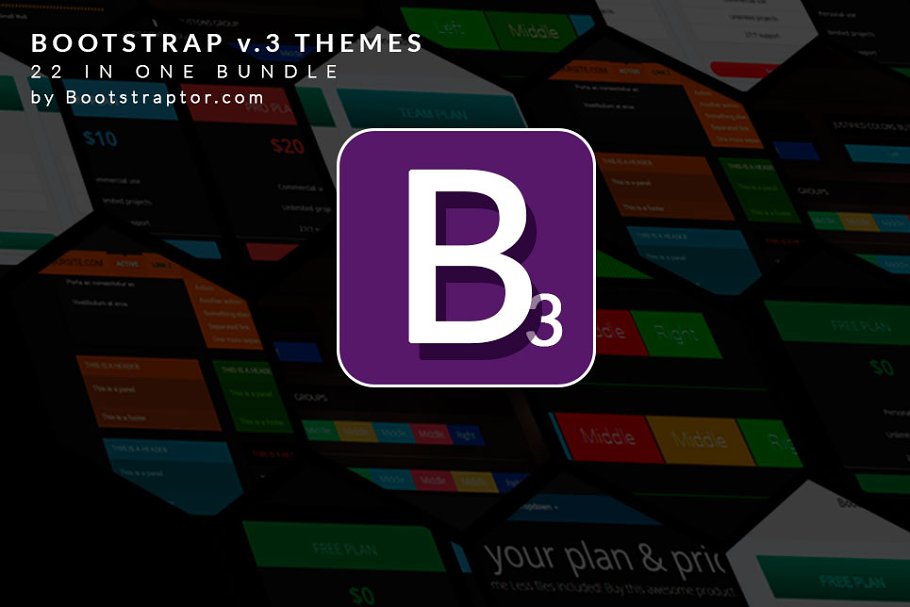Download Bootstrap 3.0. themes Mega Bundle