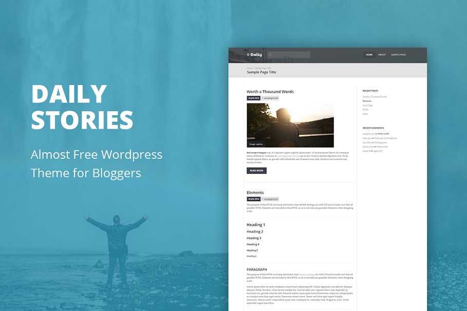 Download Daily Stories - WordPress Theme