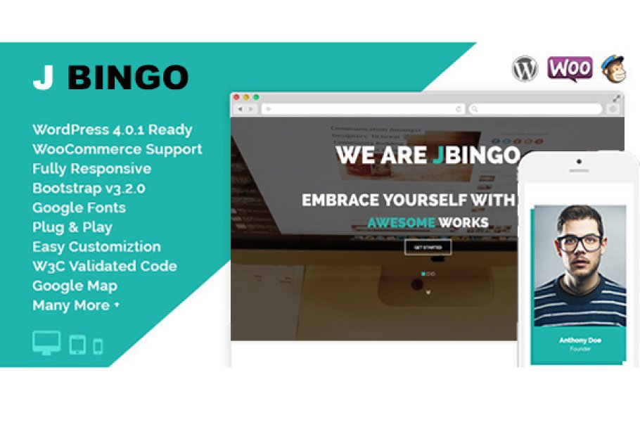 Download J Bingo Multipurpose Business Theme