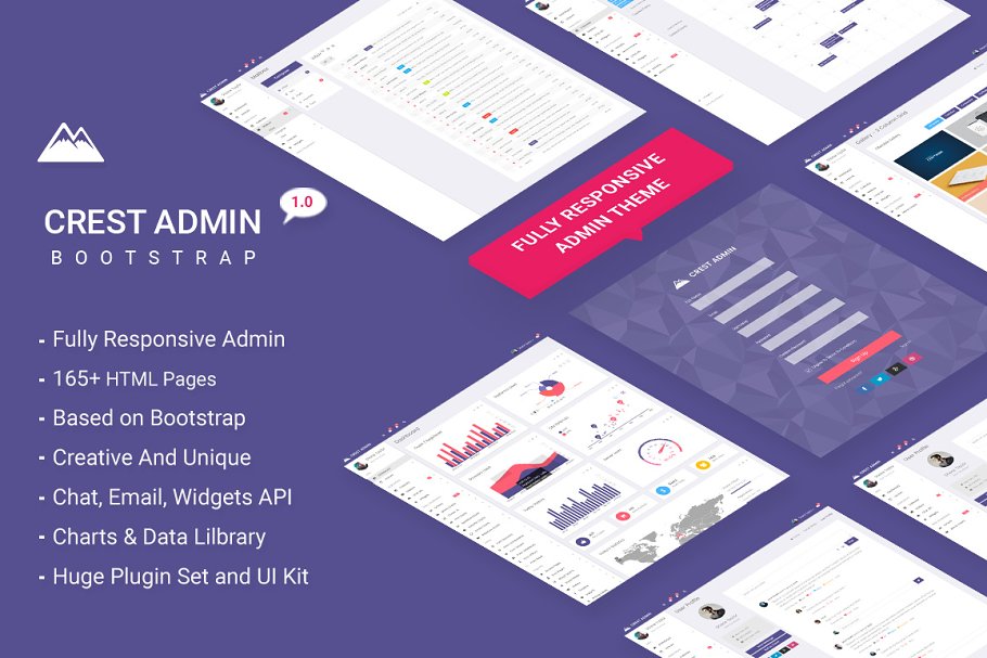 Download Crest Bootstrap Admin Theme