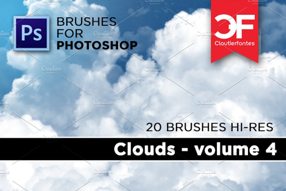 Download Clouds brushes Volume 4
