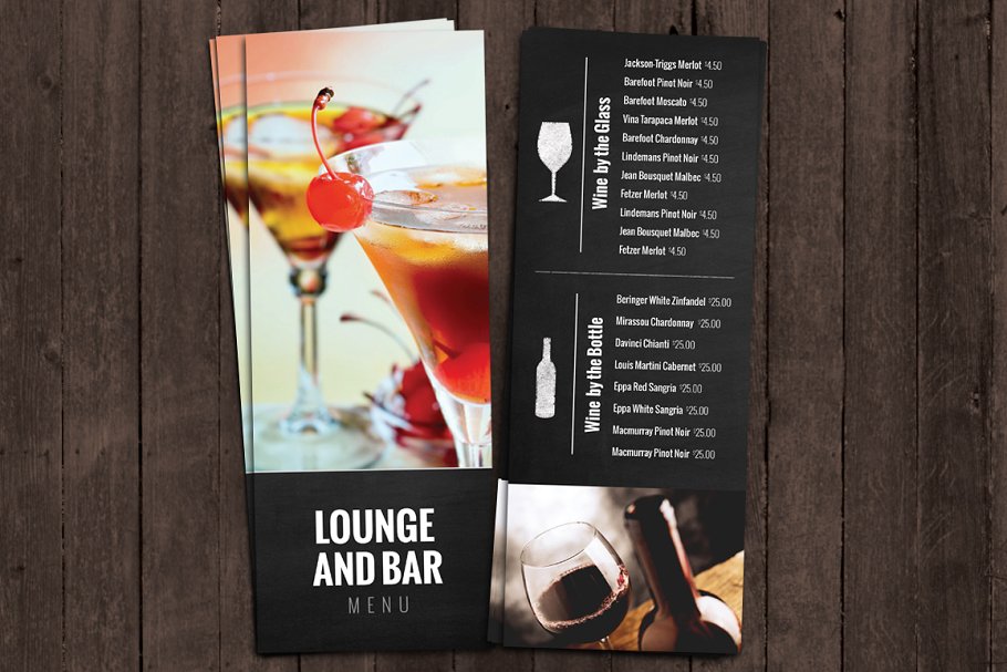 Download Bar and Lounge Drink Menu