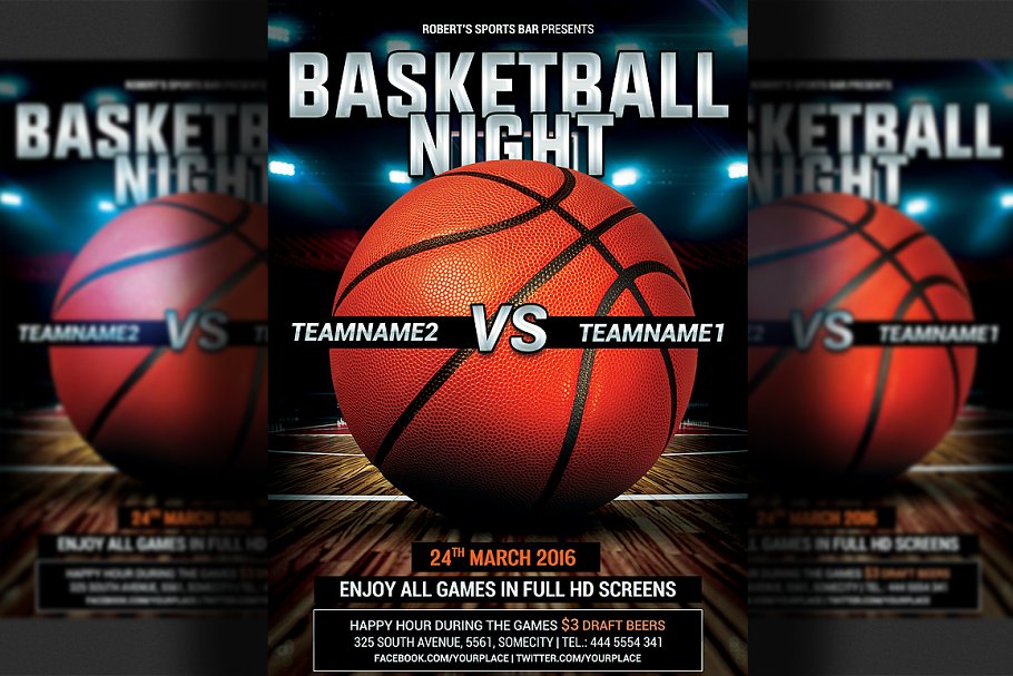Download Basketball Flyer Template