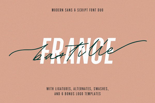 Download Bastille Modern Font Duo
