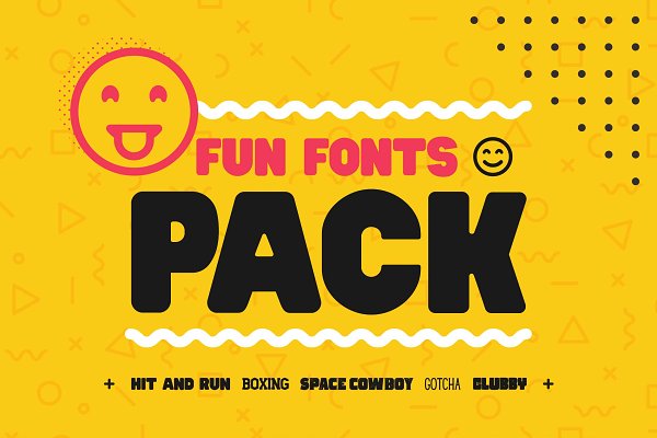 Download Fun Fonts Pack! - Bundle!