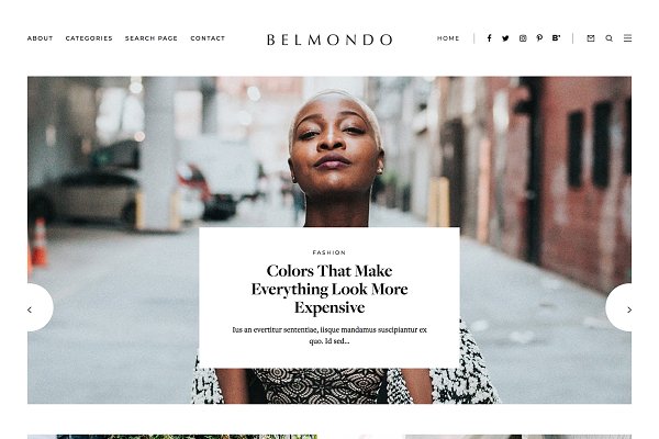Download Responsive Blogger Template Belmondo