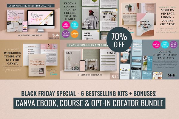 Download Canva Course & Opt-In Creator Bundle