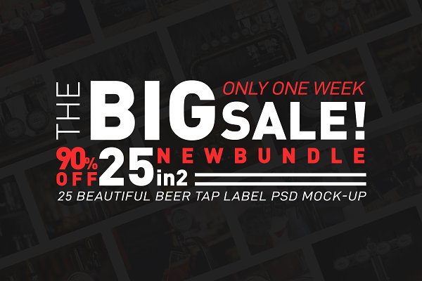 Download Beer Tap Label Big Pack