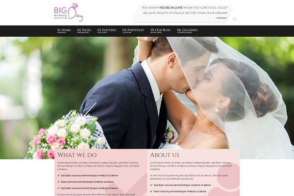 Download Bigday - Wedding Planner WP Theme