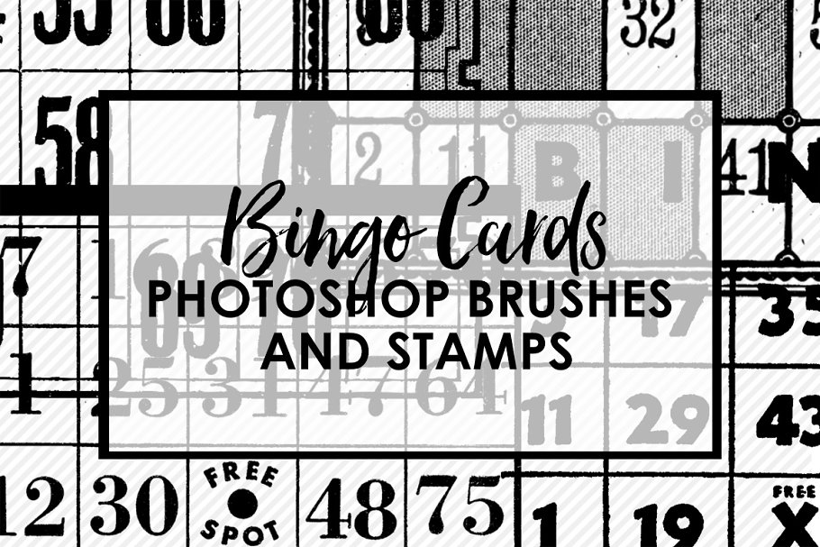 Download Bingo Cards PS Brushes and Stamps