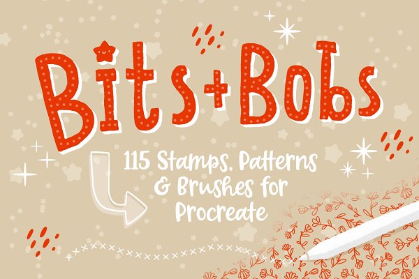 Download Bits + Bobs - Procreate Brushes