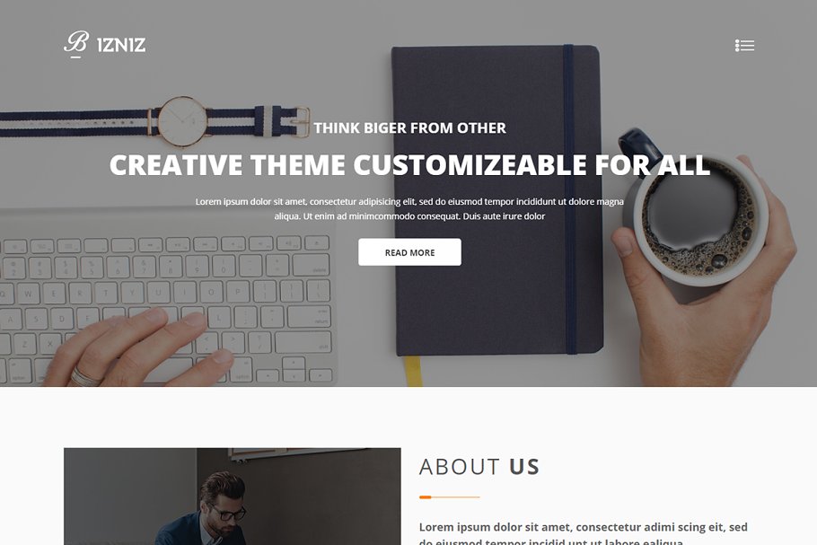 Download Bizniz – Creative Agency Template
