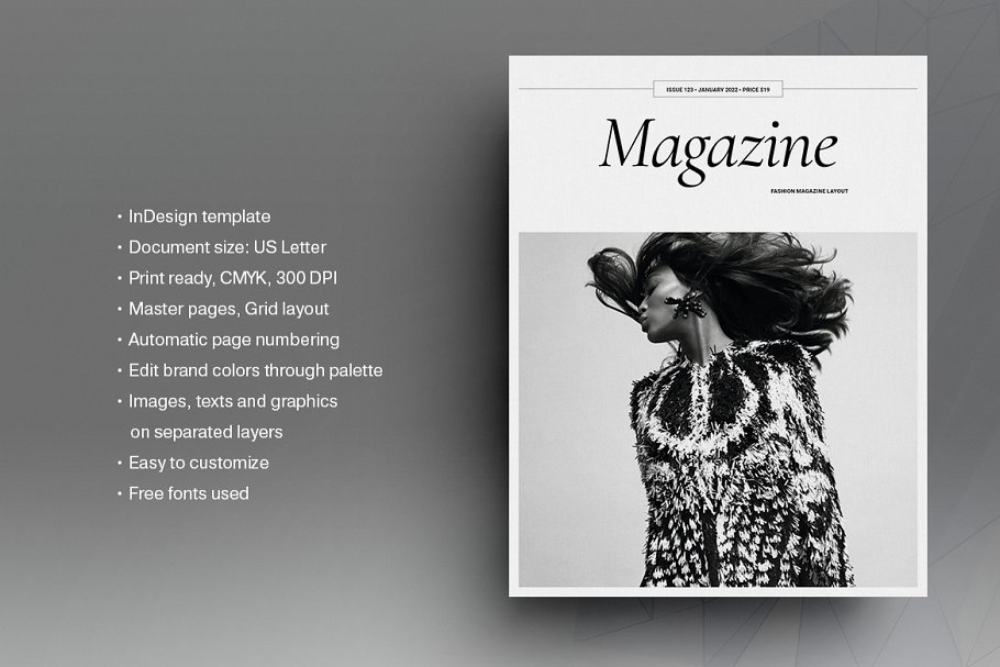 Download Black and White Fashion Magazine