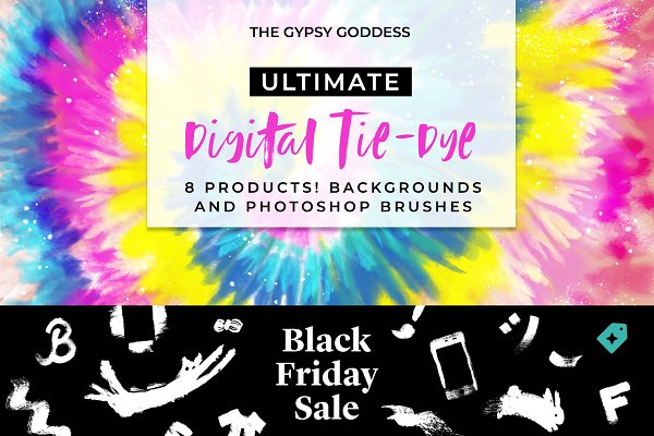 Download Black Friday Sale 8 Tie-Dye Products