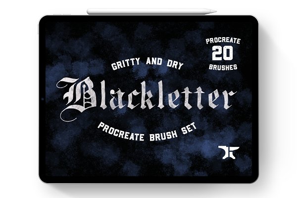 Download Gothic Blackletter Procreate Brushes