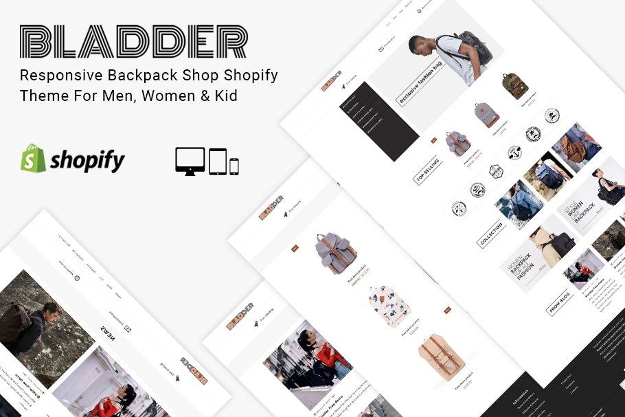 Download Bladder Backpack Shop Shopify Theme
