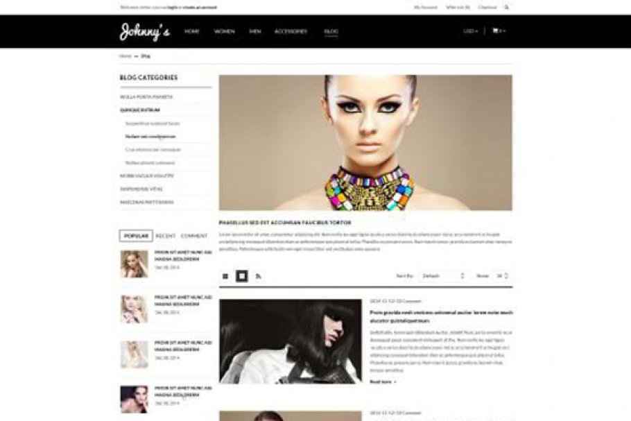 Download Johnny Responsive OpenCart Theme
