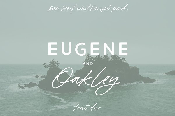 Download Eugene and Oakley Font Duo