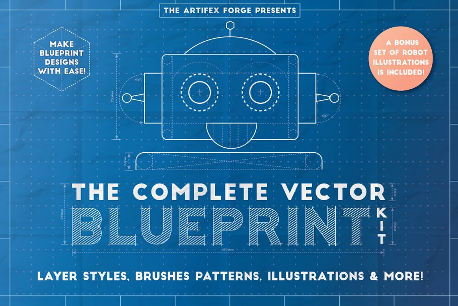 Download The Complete Vector Blueprint Kit