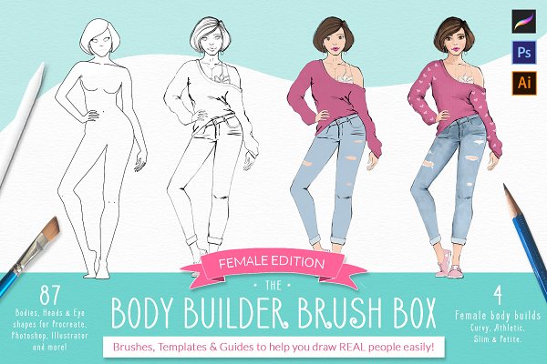 Download Procreate Body Builder Brush Box